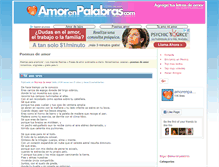 Tablet Screenshot of amorenpalabras.com